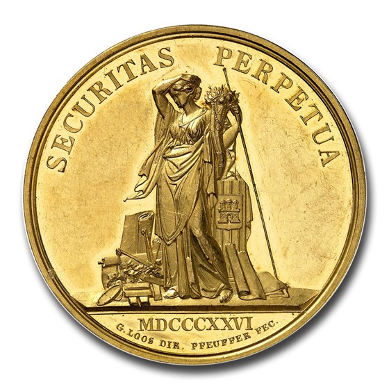 1826 German States Hamburg Gold Bankportugaleser MS-61 NGC 1826 German States Hamburg Gold Bankportugaleser MS-61 NGC